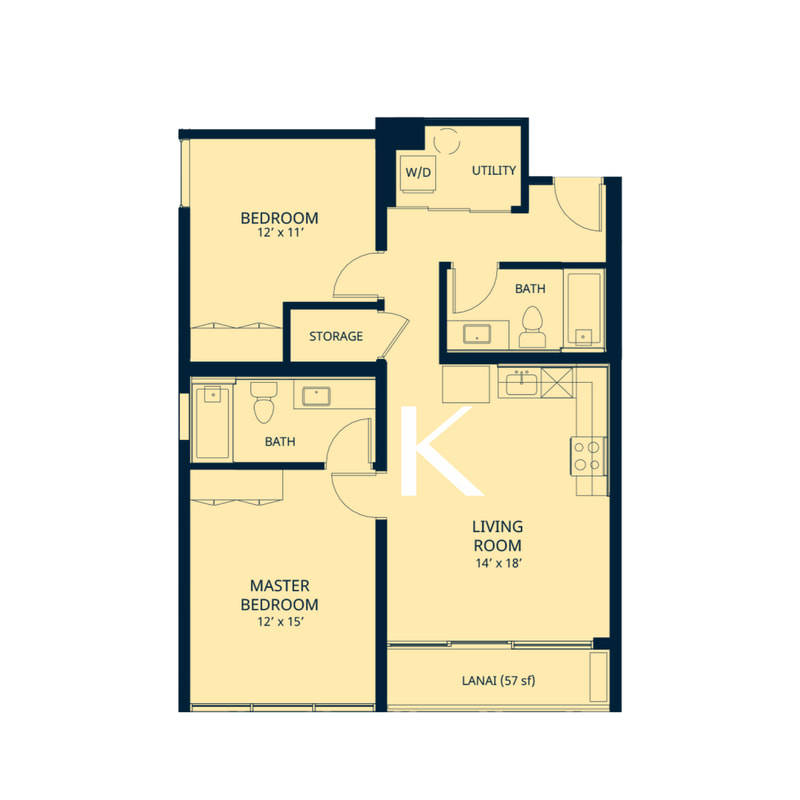 Kapiolani Residence Floor Plan K
