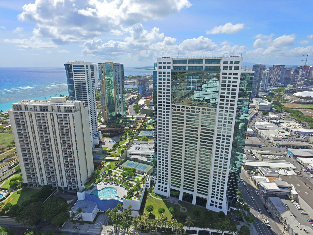 Hawaiki Tower Aerial View