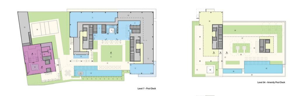 1500 Kapiolani Amenity Deck Floor Plan
